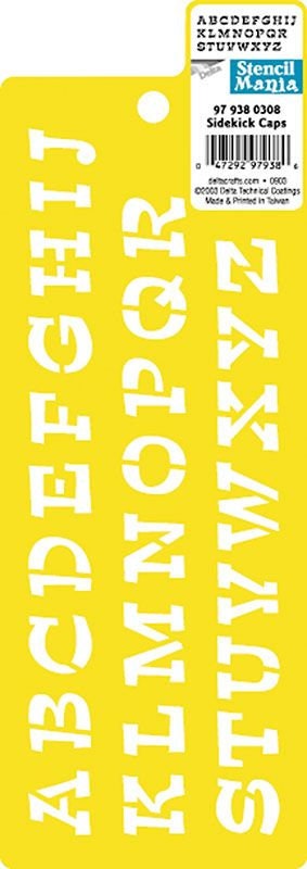 ABC stencil sidekick caps
