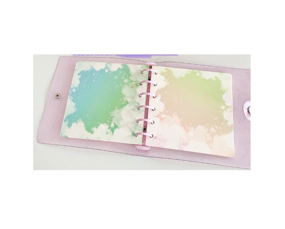 Pocket wide planner pages