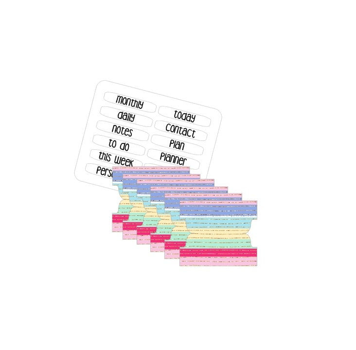 LovedbyGaby plannerkit "bunnies & chicks"