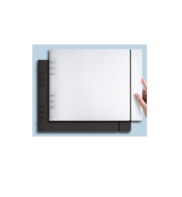 A4 plastic storage covers transparent or black