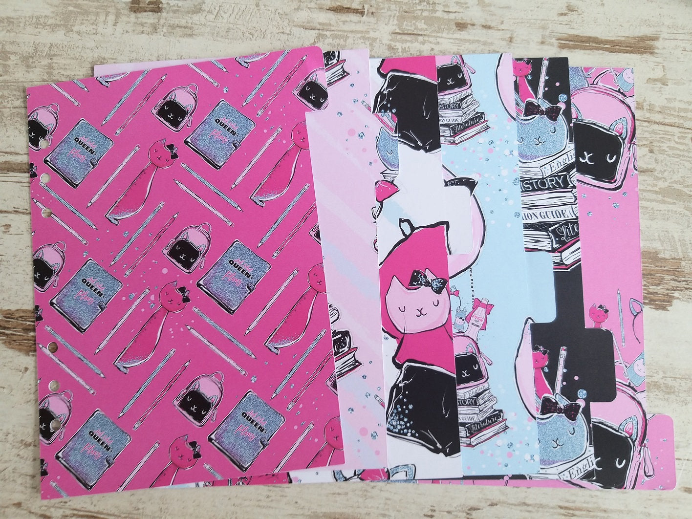 LovedbyGaby A5 dividers "Back to school"