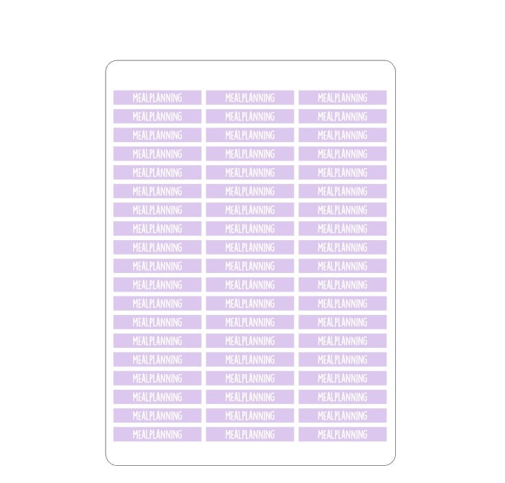 LovedbyGaby Mascha header stickers Mealplanning 1