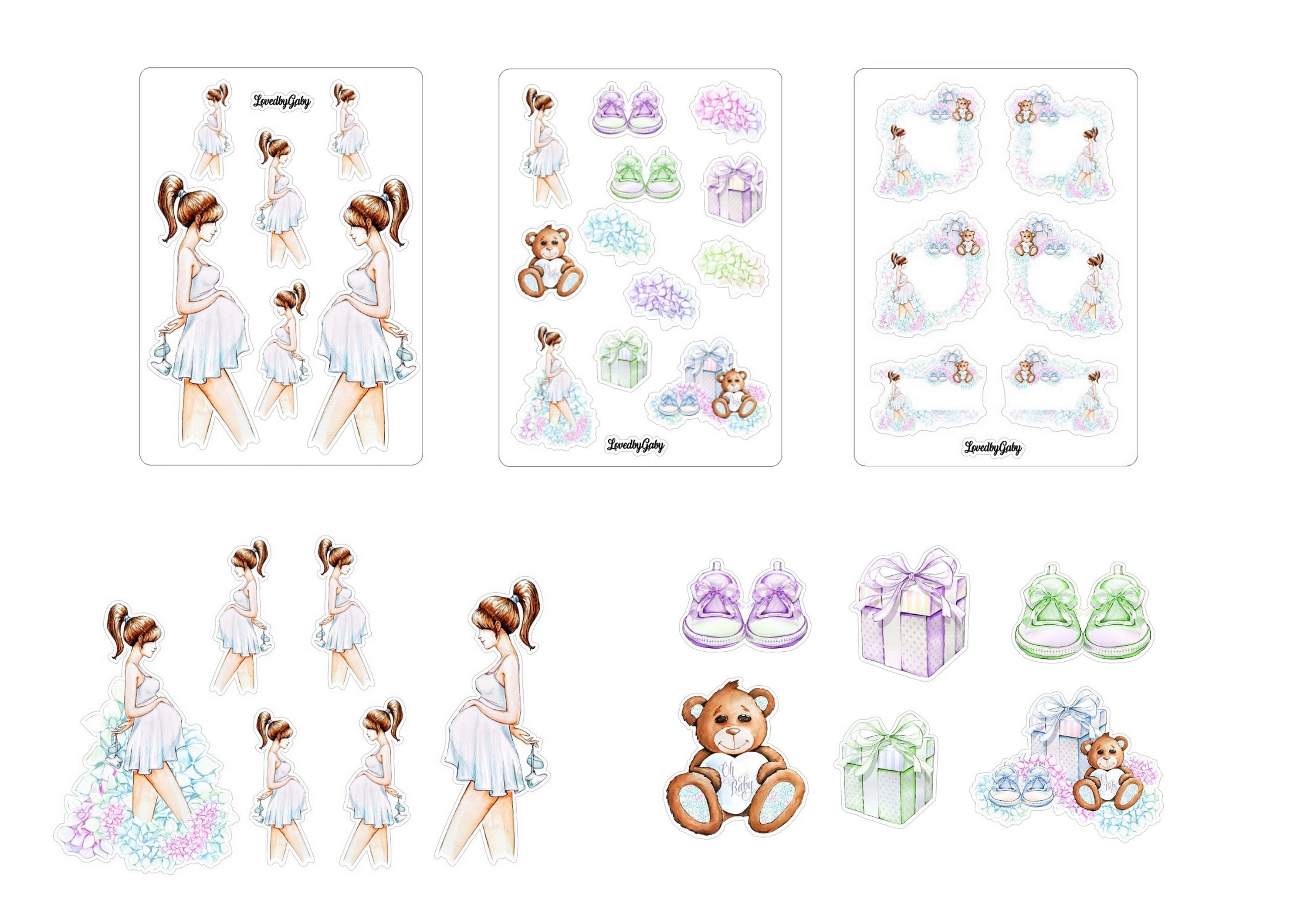LovedbyGaby A4 pregnant kit