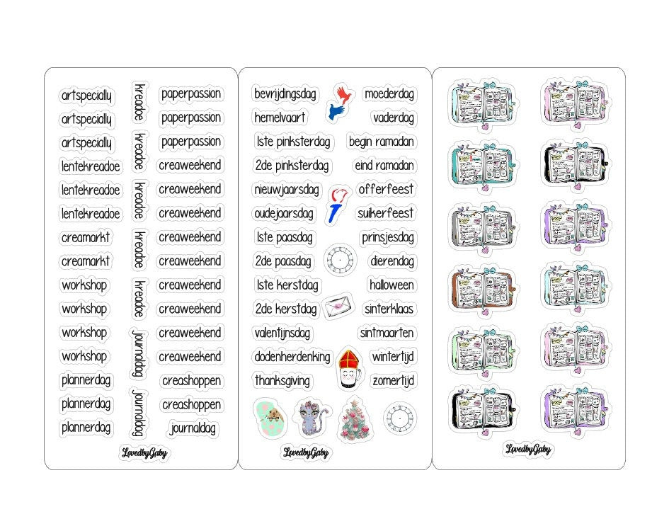 LovedbyGaby medium stickers 4