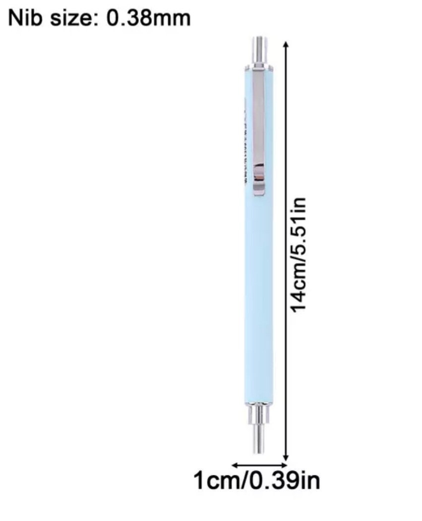 Fountain pen with push button