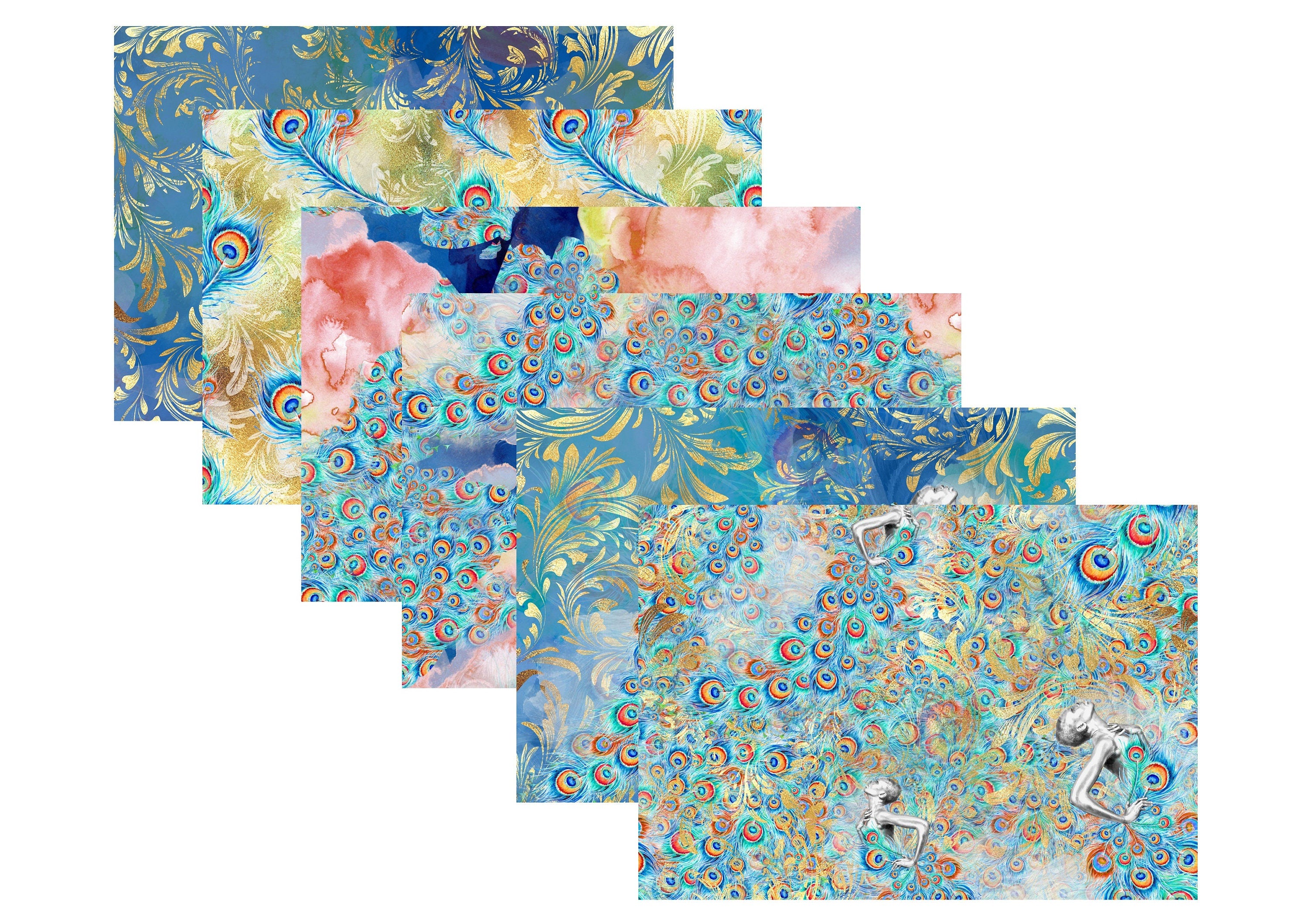 LovedbyGaby plannerkit "Peacock
