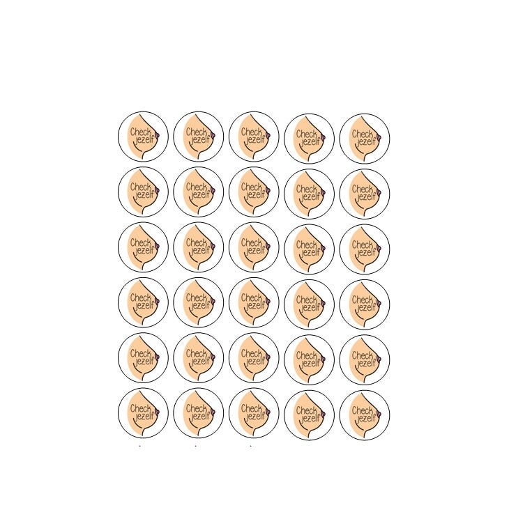 117 menstrual/ period/ breast check women stickers
