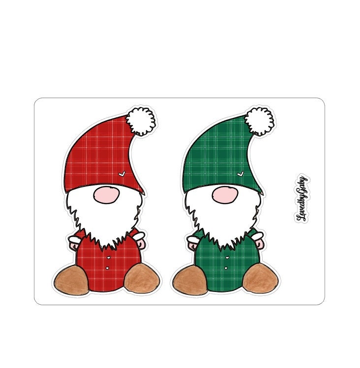 LovedbyGaby autocollants "Gnomes"