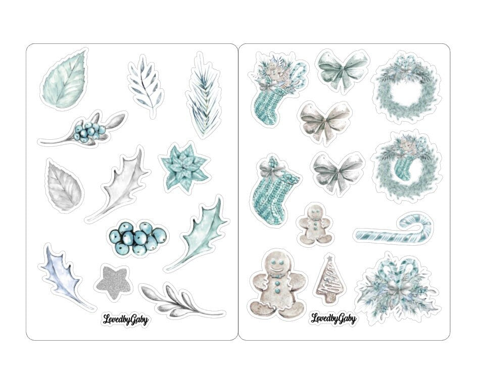 LovedbyGaby plannerkit "Snowy christmas"