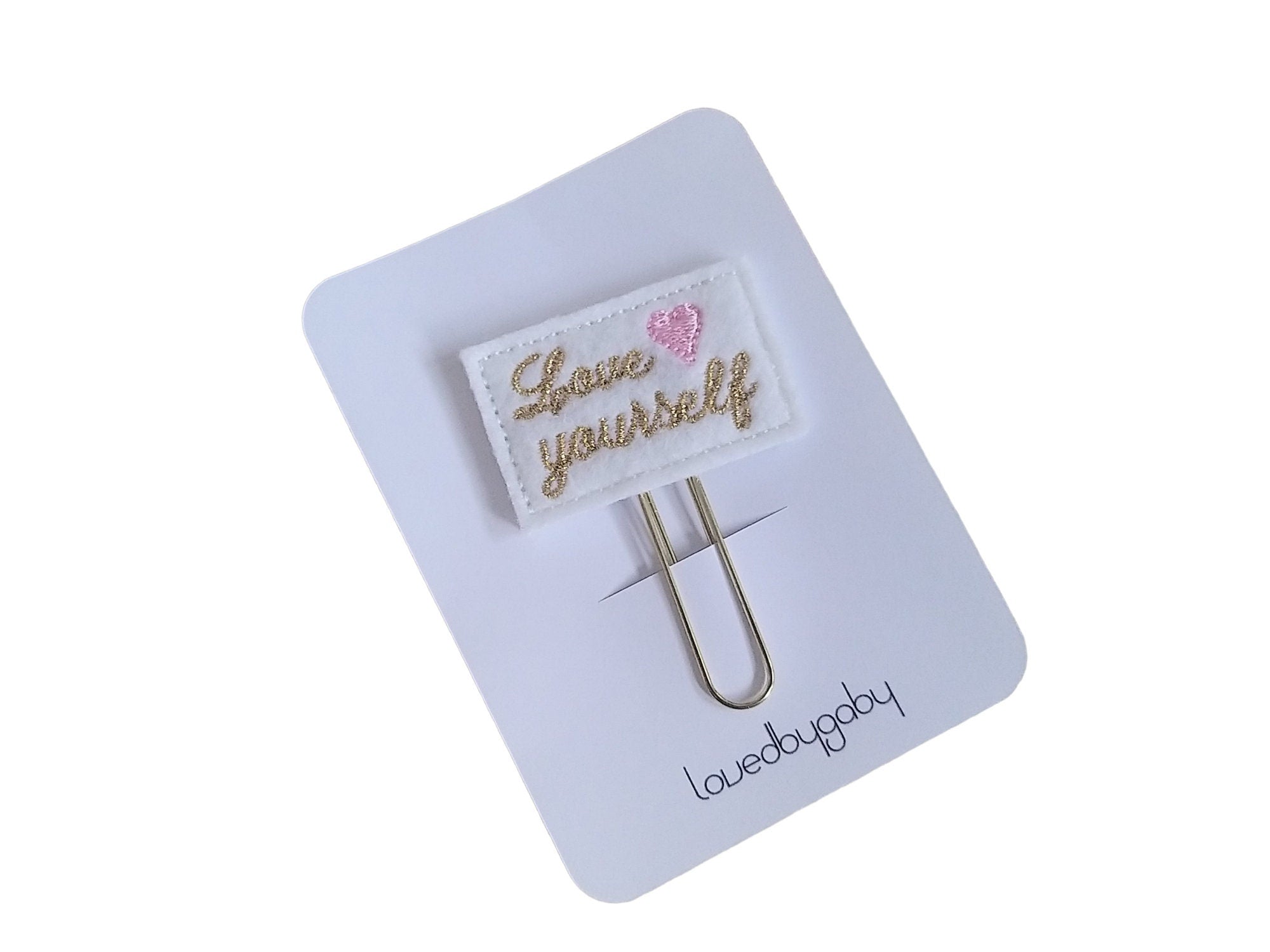 LovedbyGaby paperclips planner, mug, boss babe, sleepybuddy and panda