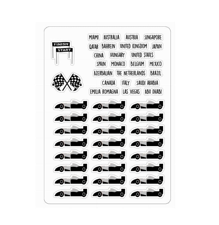 LovedbyGaby stickers F1 2025