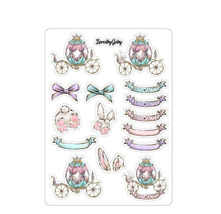 LovedbyGaby stickers Easter Glam