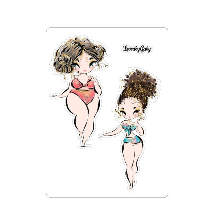 LovedbyGaby stickers Body positivity bikini