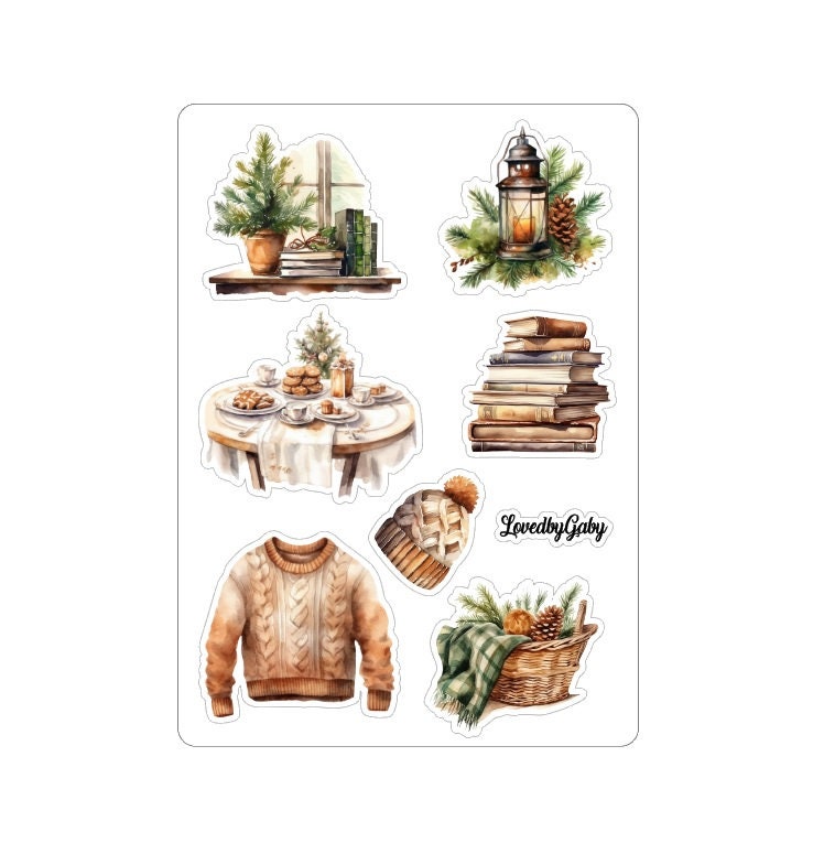 LovedbyGaby stickers "cosy winter"