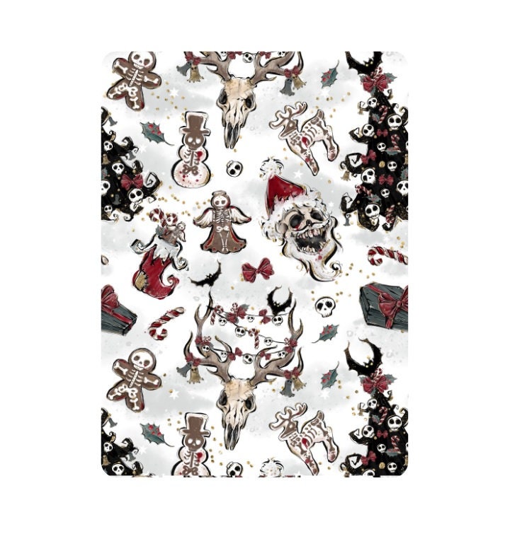 LovedbyGaby A4 scrapbookpaper kit "creepy christmas"