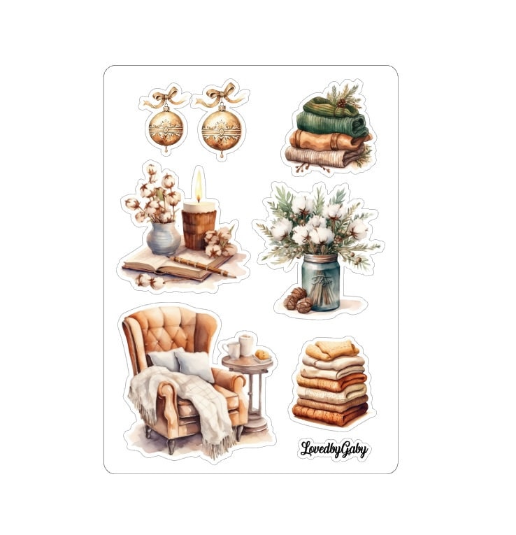 LovedbyGaby stickers "cosy winter"