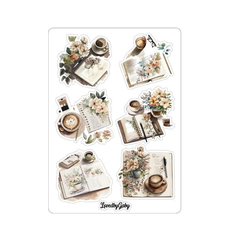 LovedbyGaby autocollants "planification naturelle"