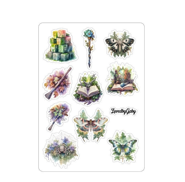 LovedbyGaby stickers Forest Witch