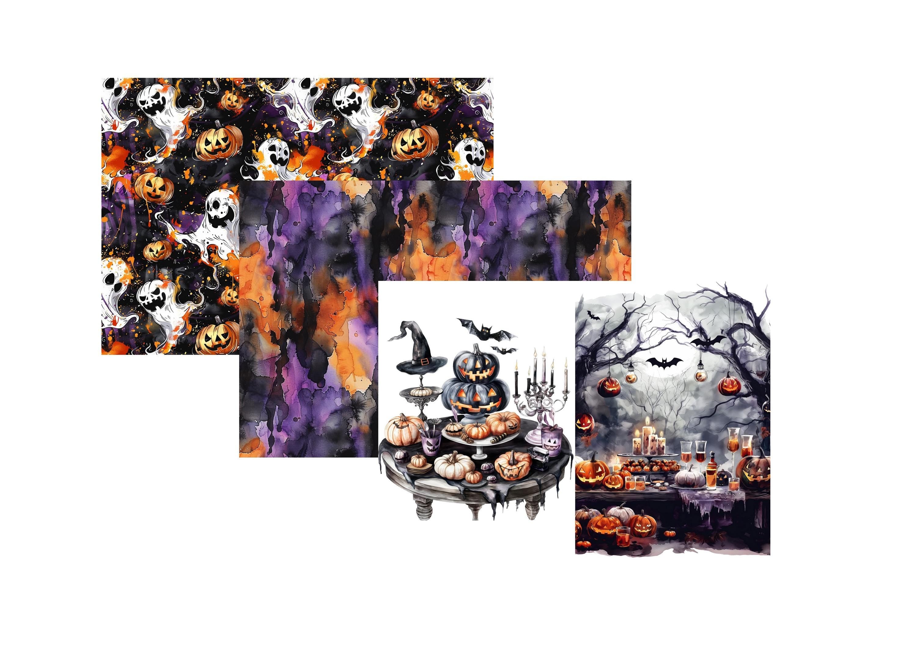 LovedbyGaby A4 journalpaper set Halloween party