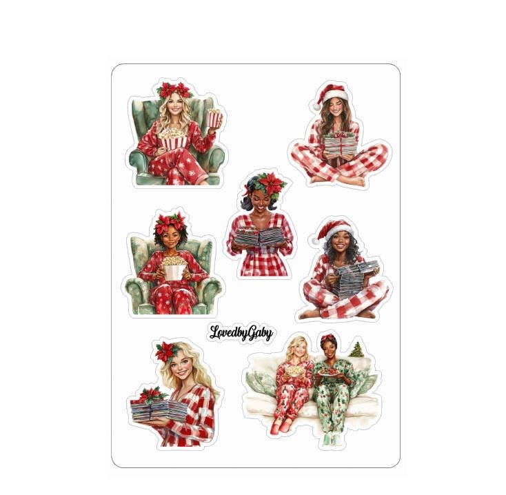 LovedbyGaby stickers Christmas movie