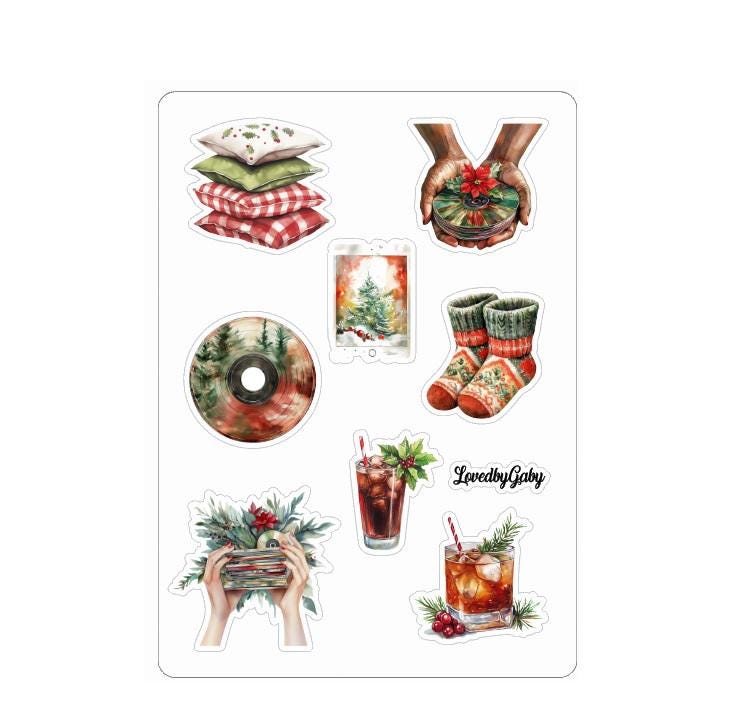 LovedbyGaby stickers Christmas movie