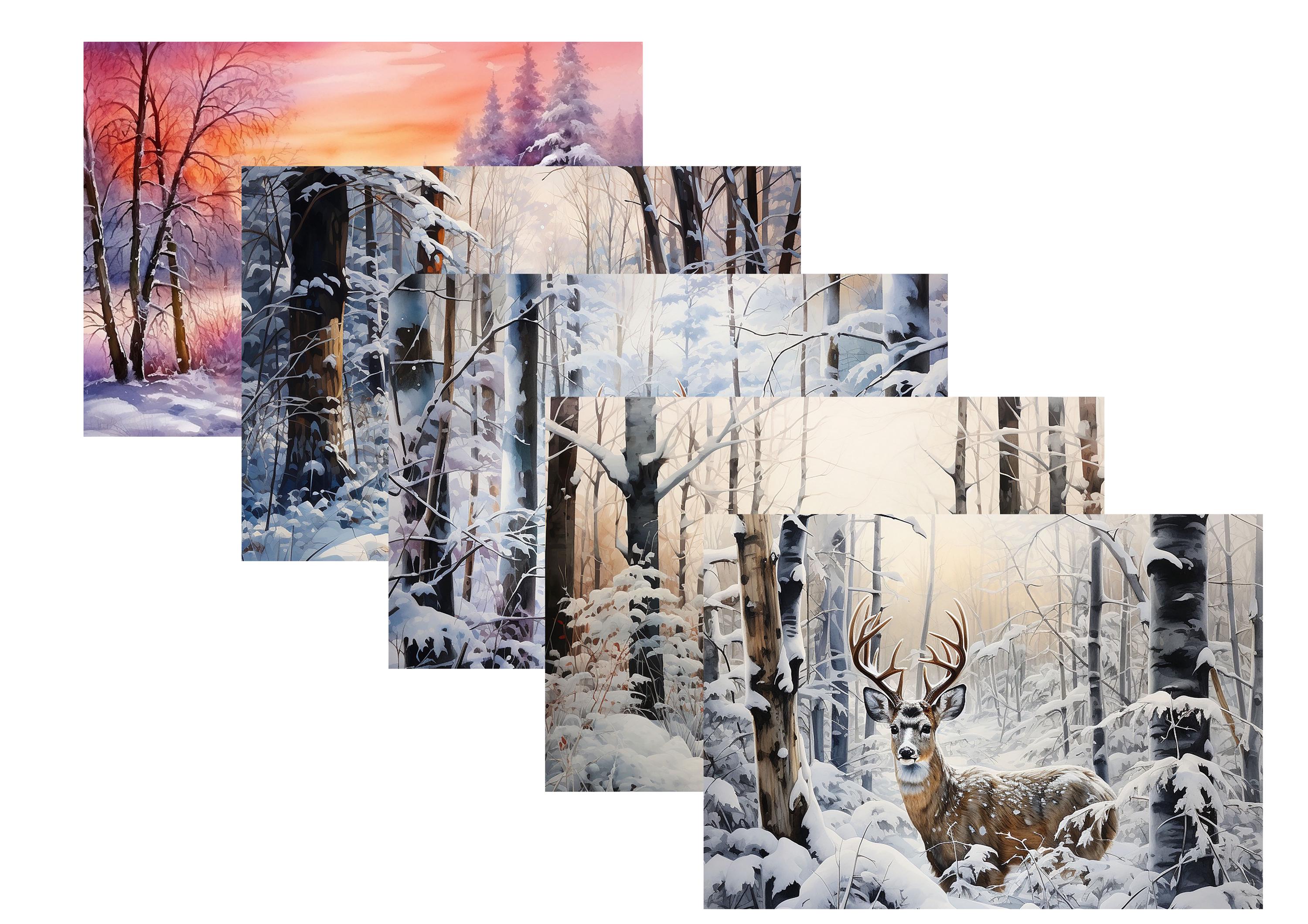 LovebyGaby A4 journalpaper set Snowland