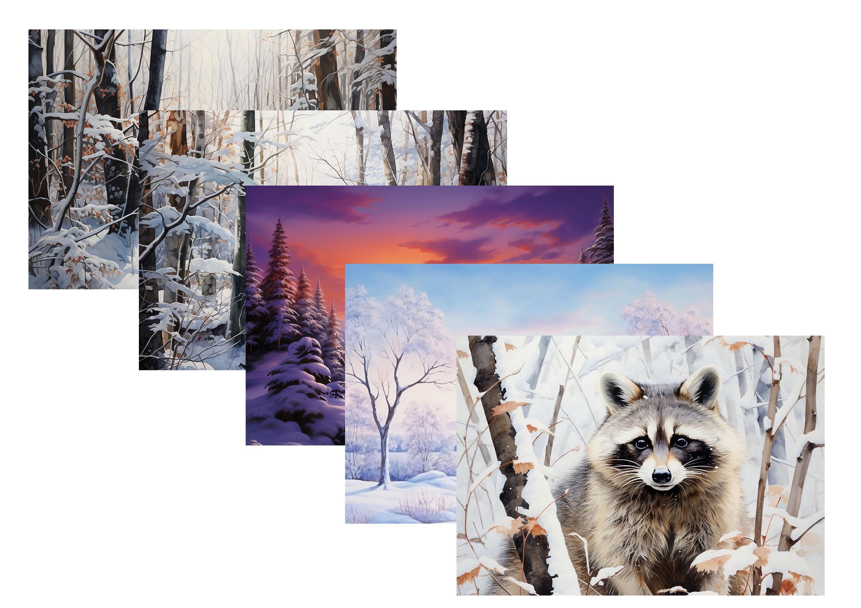 LovebyGaby A4 journalpaper set Snowland