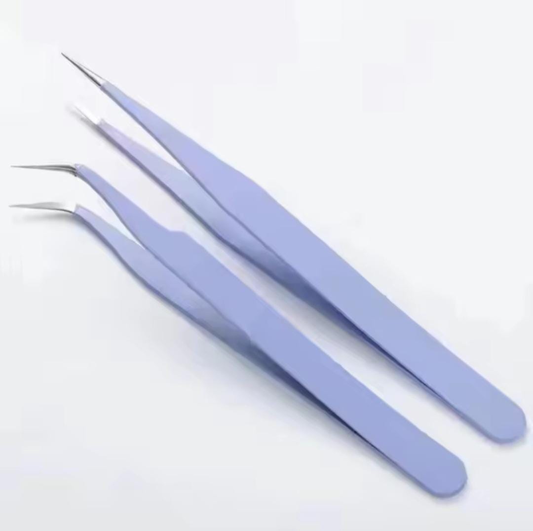 Pastel sticker tweezers sets
