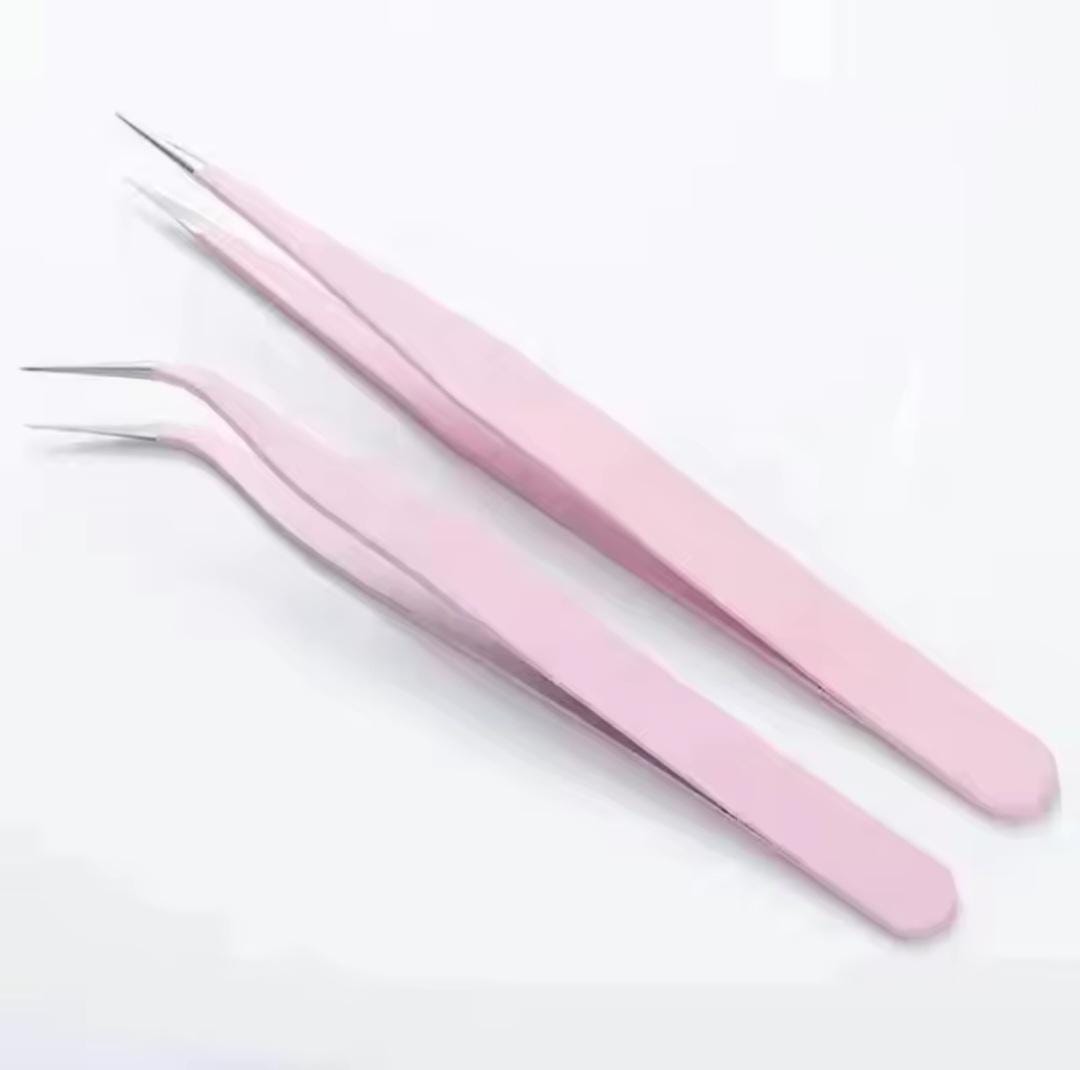Pastel sticker tweezers sets