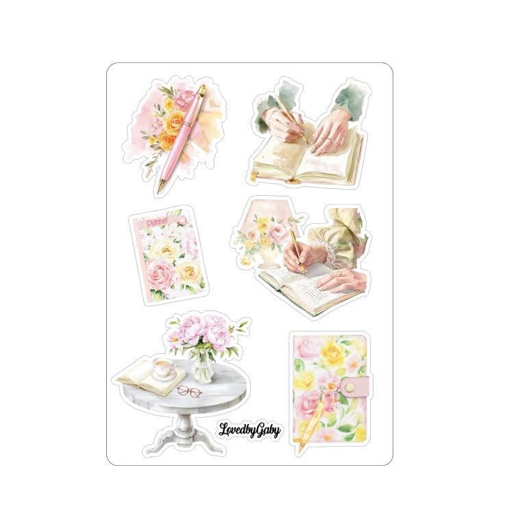 Autocollants LovedbyGaby : préparation du printemps