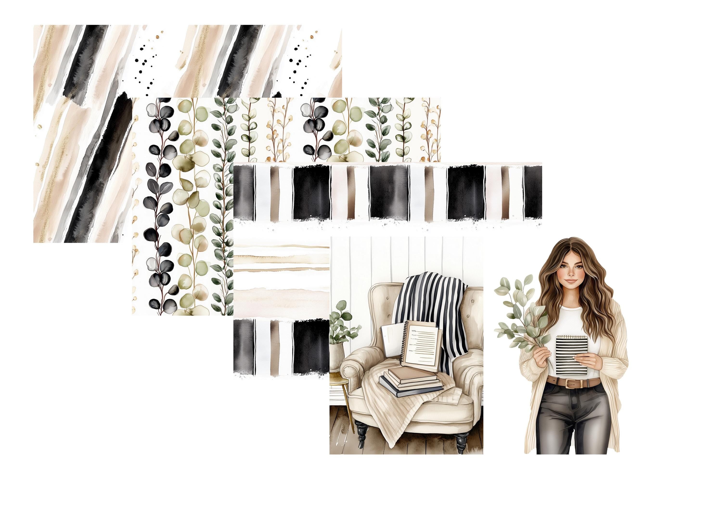 LovedbyGaby A4 journal paper set Neutral planning