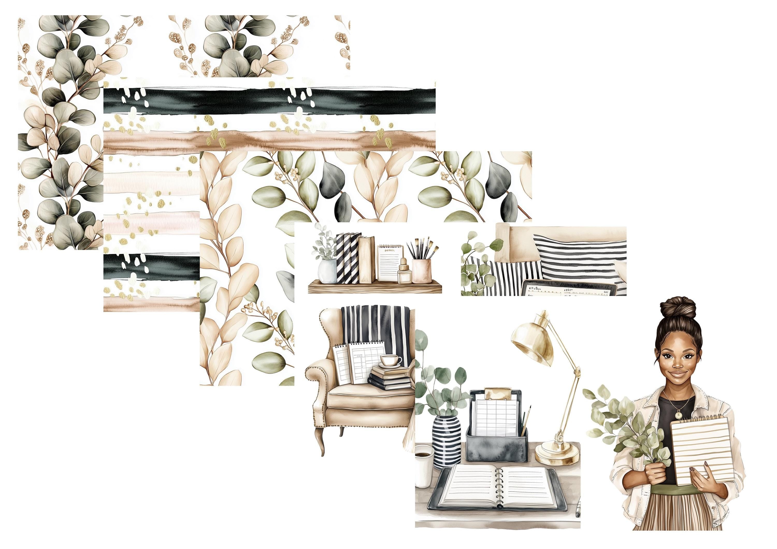 LovedbyGaby A4 journal paper set Neutral planning