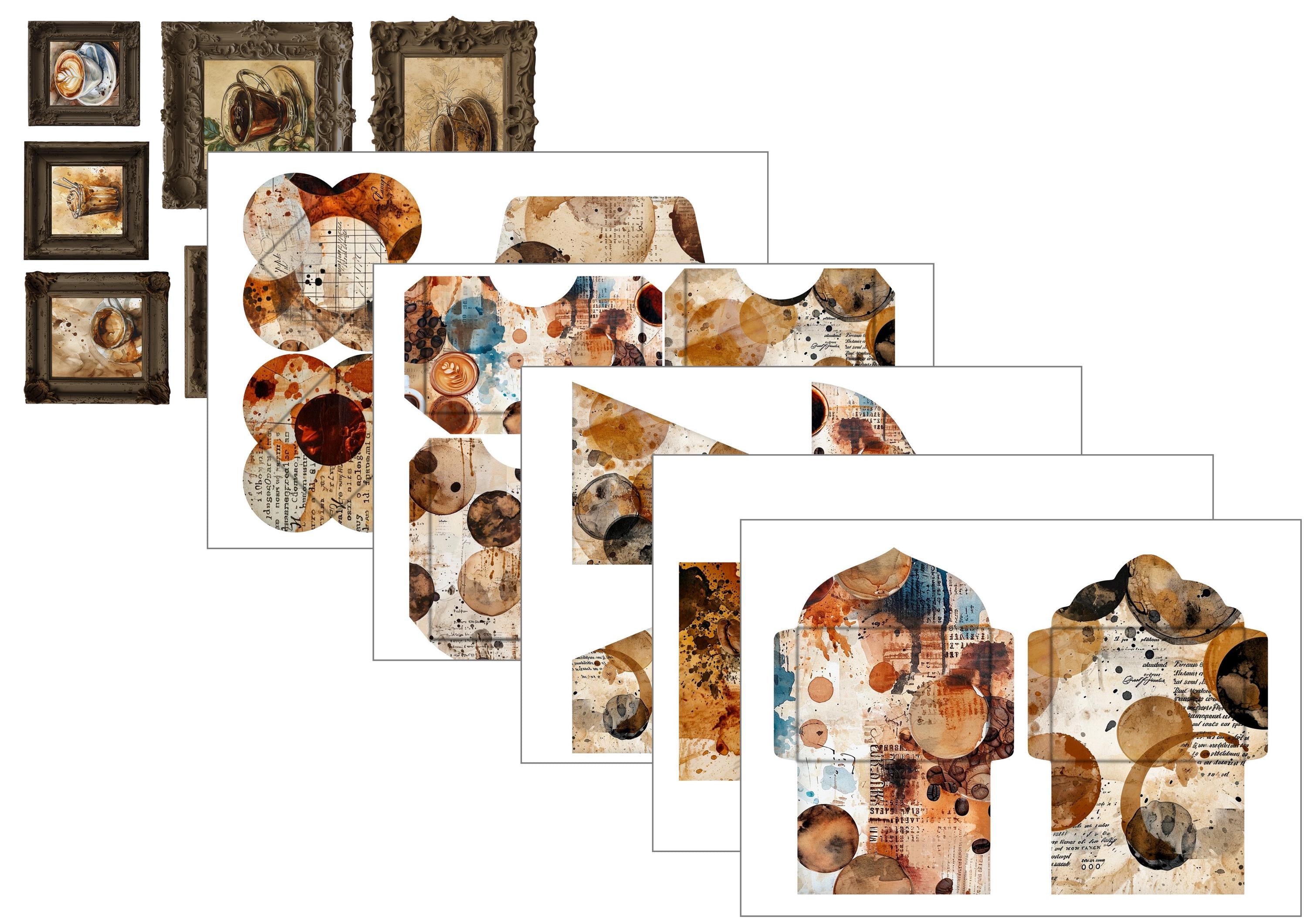 LovedbyGaby A4 journalpaper set Creative coffee