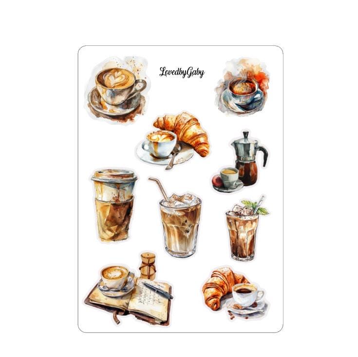 Autocollants LovedbyGaby Café créatif