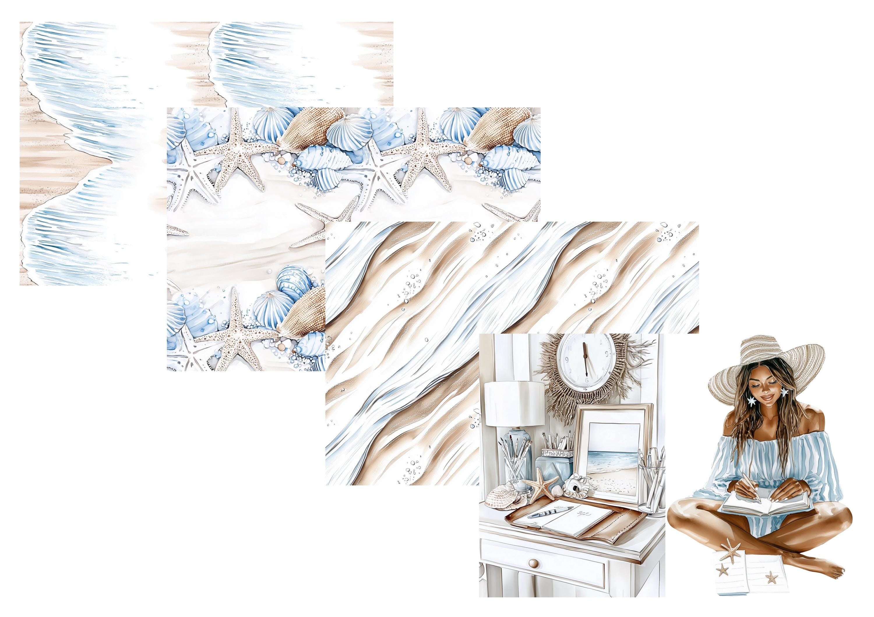 LovedbyGaby A4 journapaper set Coastal planner