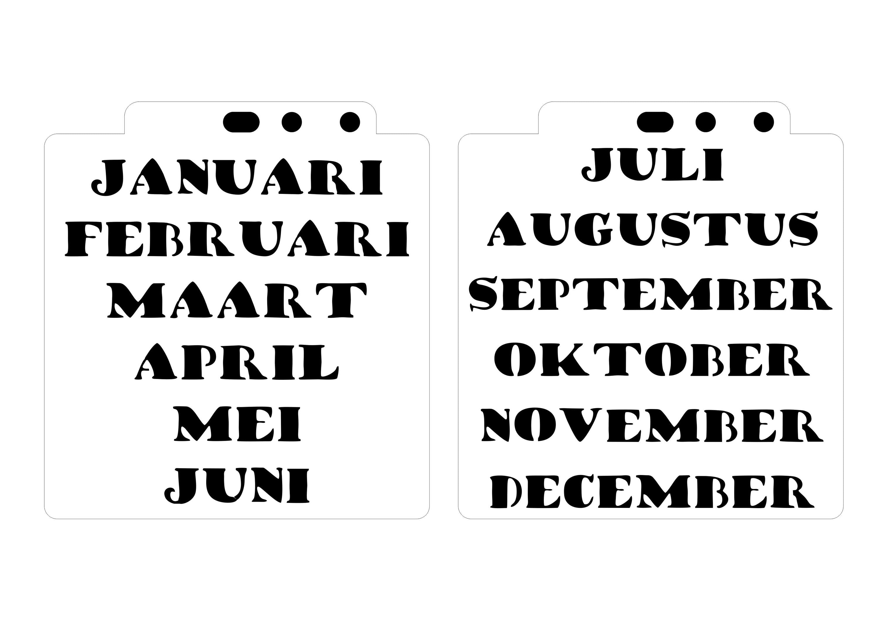 LovedbyGaby planner / journal stencils 3