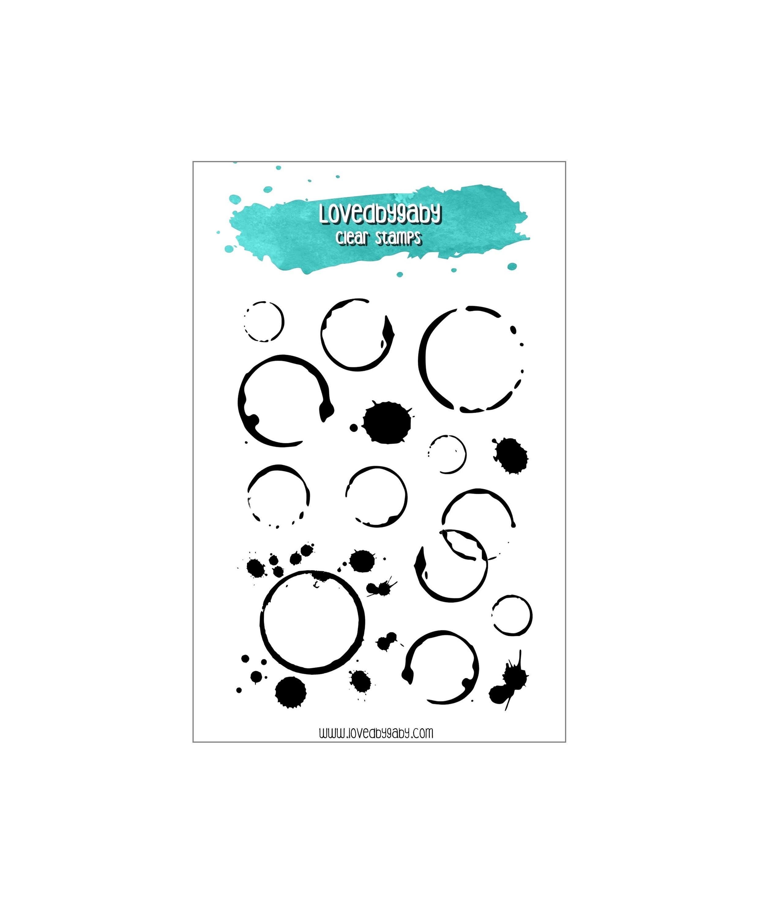 LovedbyGaby clear stamps Coffee