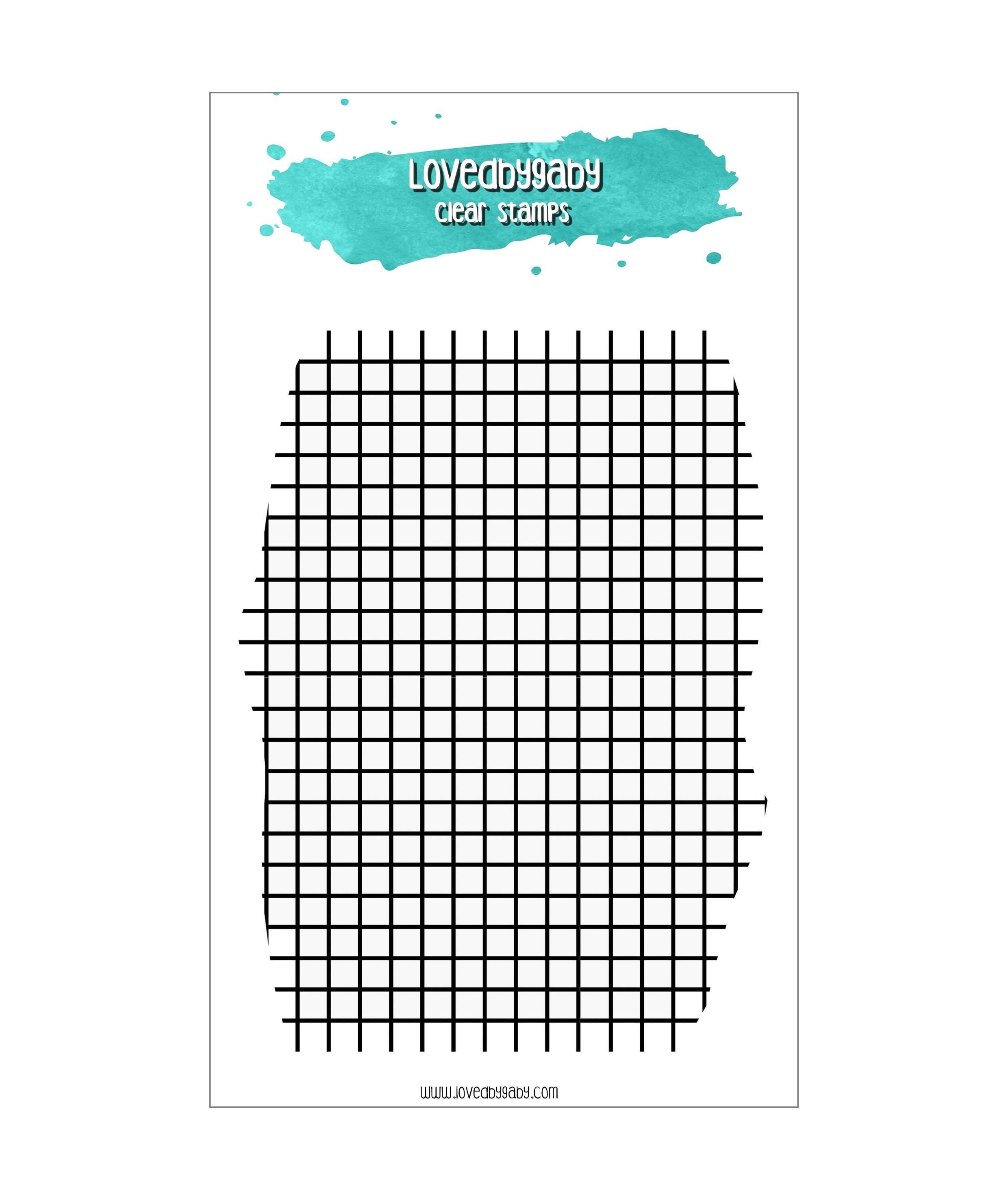 LovedbyGaby clear stamps Grid