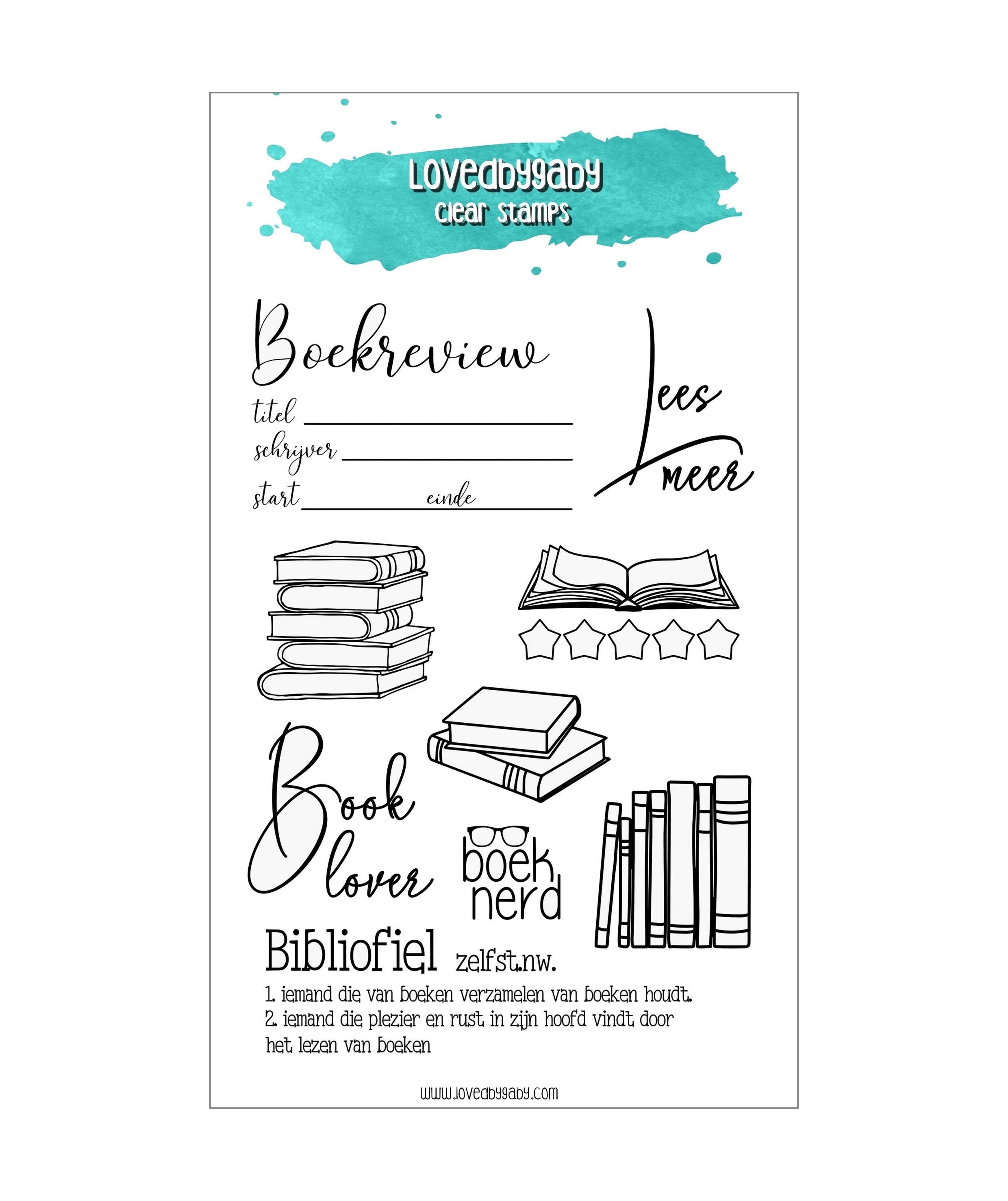 LovedbyGaby clear stamps Books