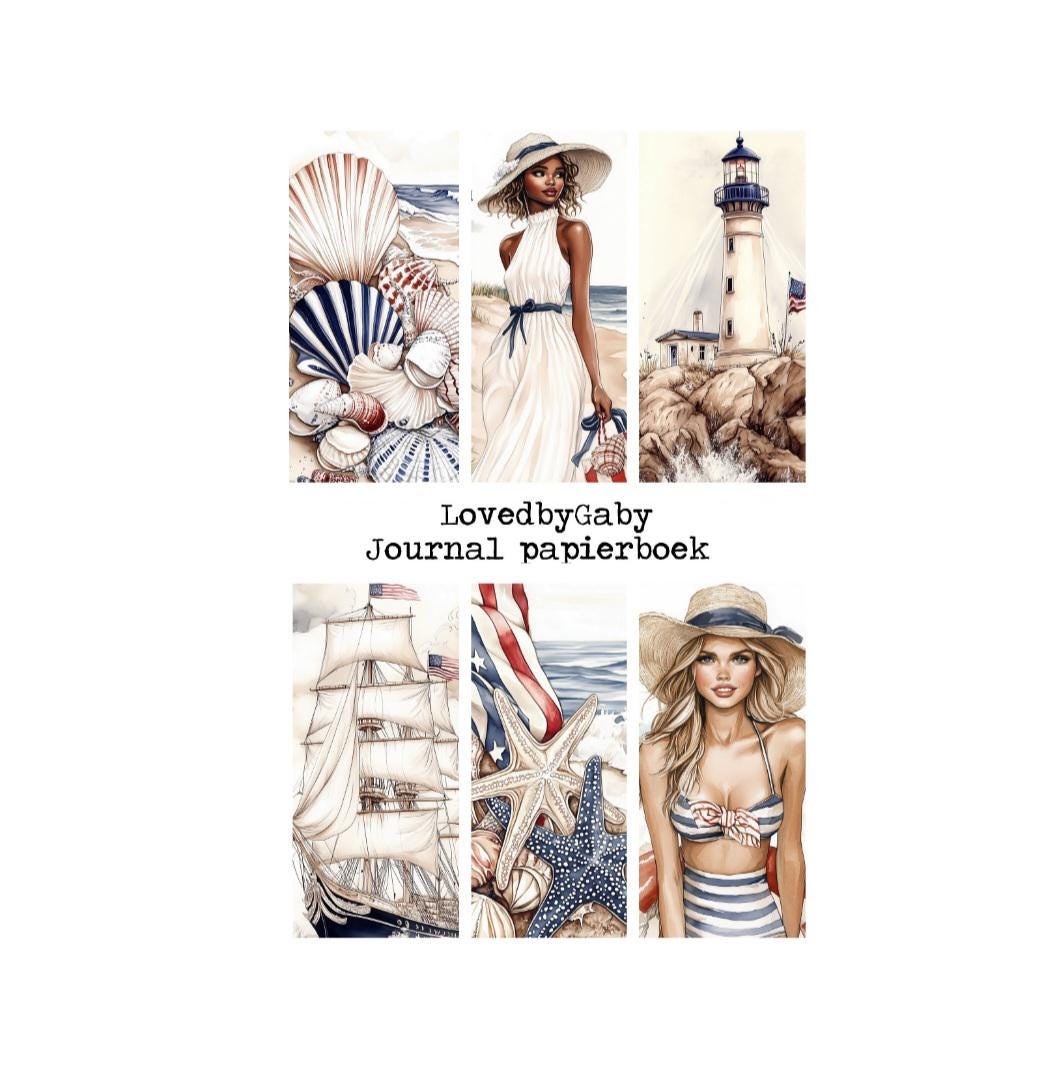 LovedbyGaby A5 journalpaper book Nautical