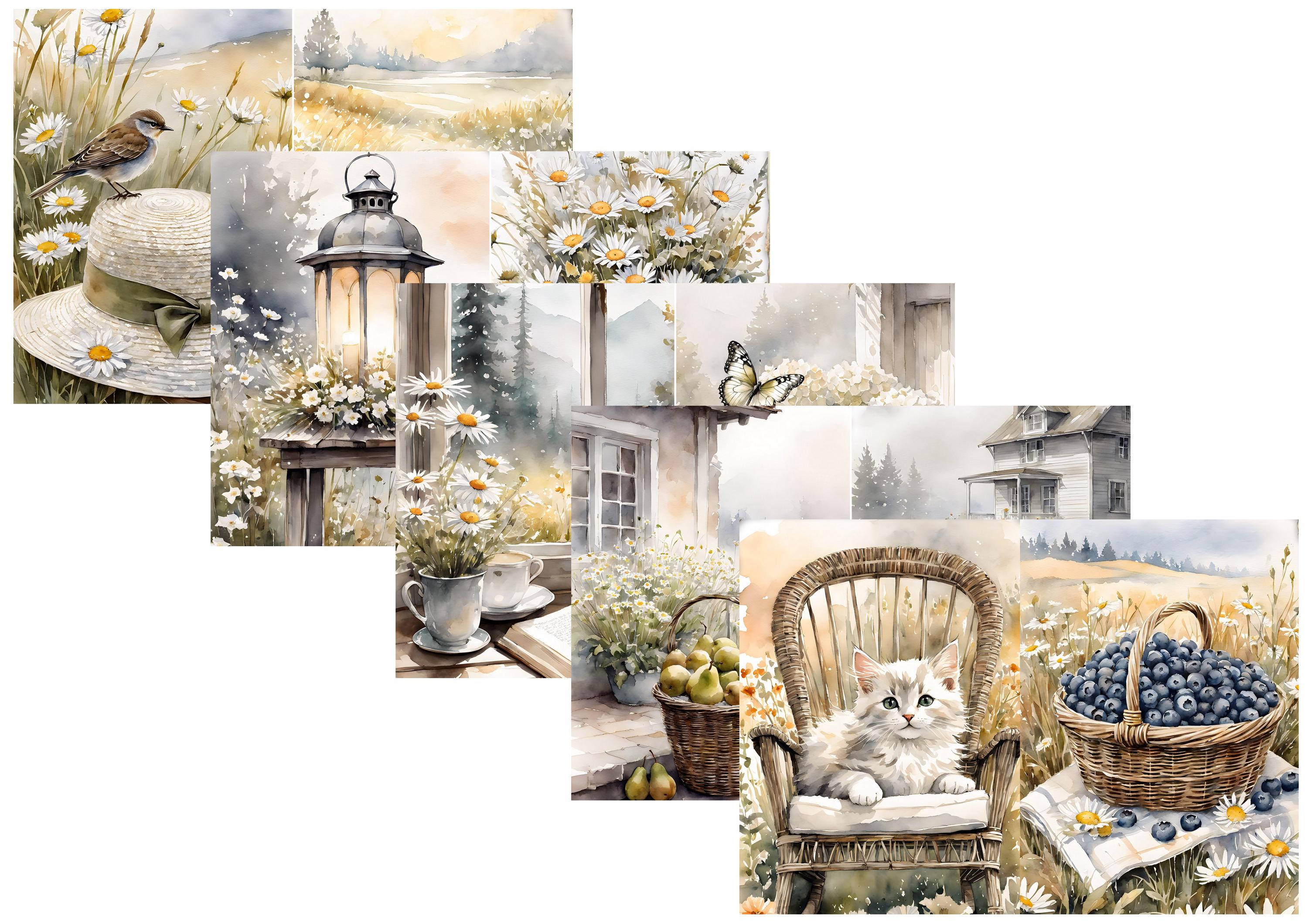 LovedbyGaby A4 journalpaper set Country life