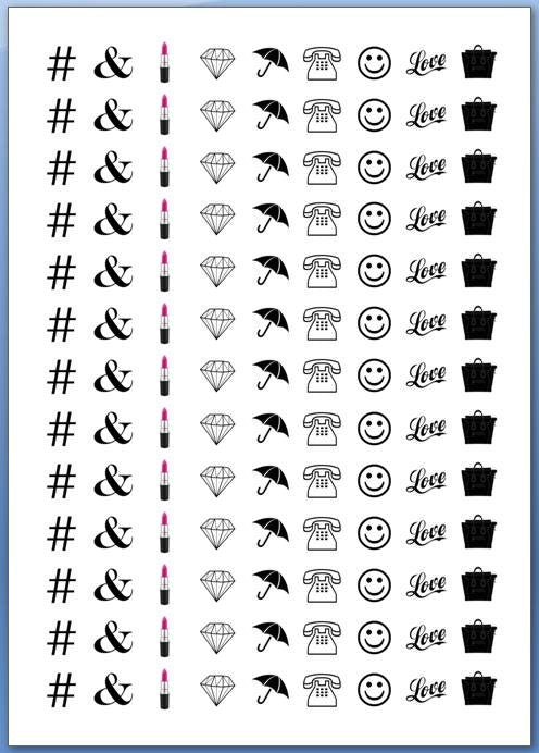 117 planner stickertje activity, modern, bujo numbers