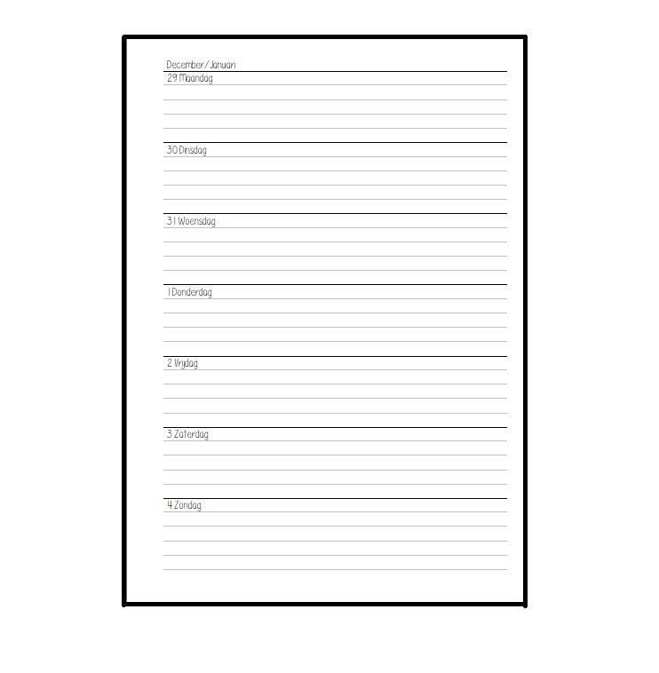 2026 LovedbyGaby A5 inserts 1W1P