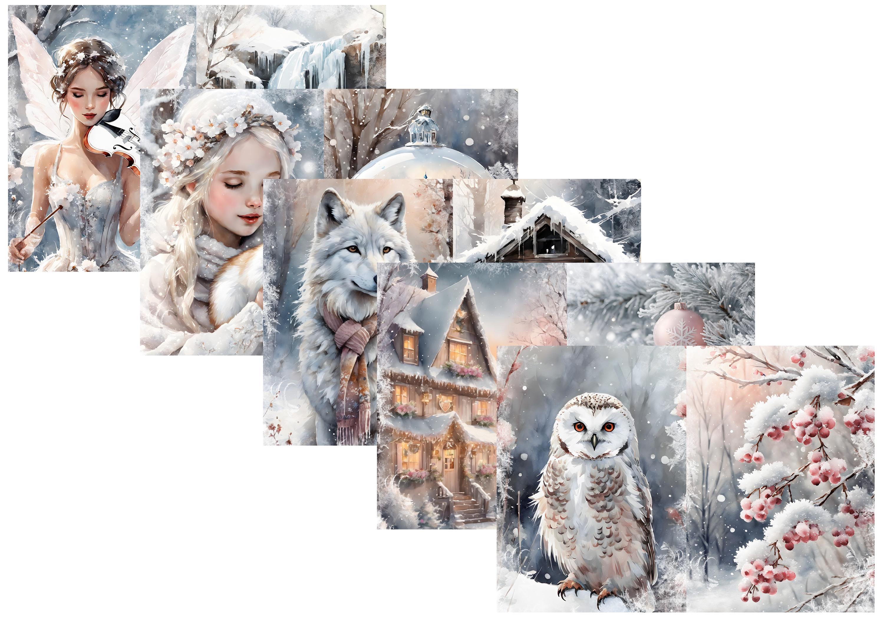 LovedbyGaby A4 journalpaper set Snowy