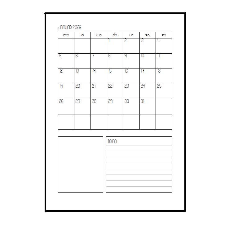 2026 LovedbyGaby A5 inserts "1M1P plus notes"