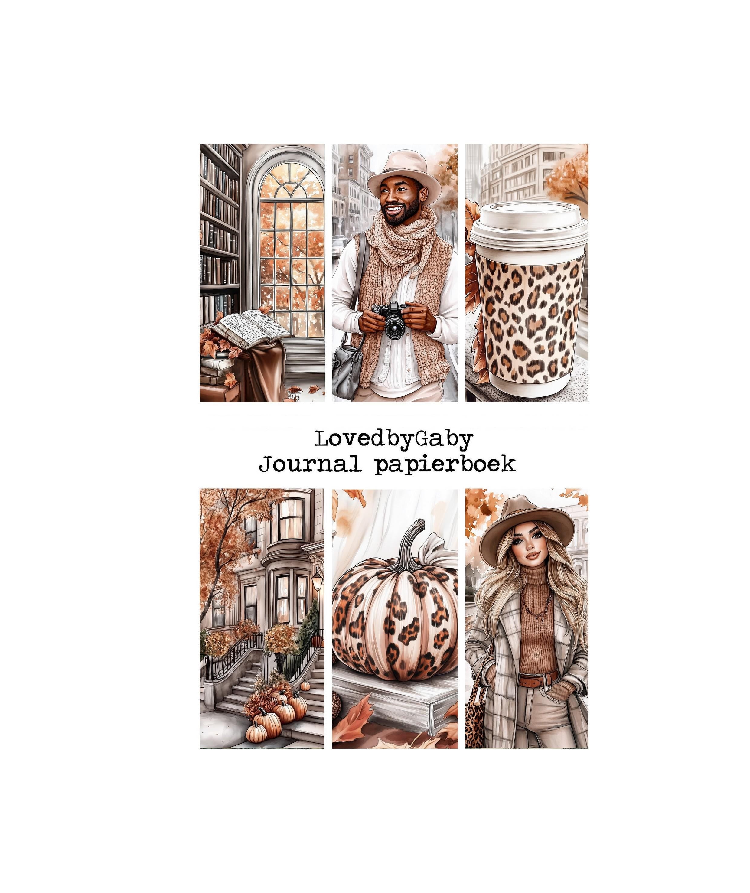 LovedbyGaby A5 journalpaper book Fall in the City