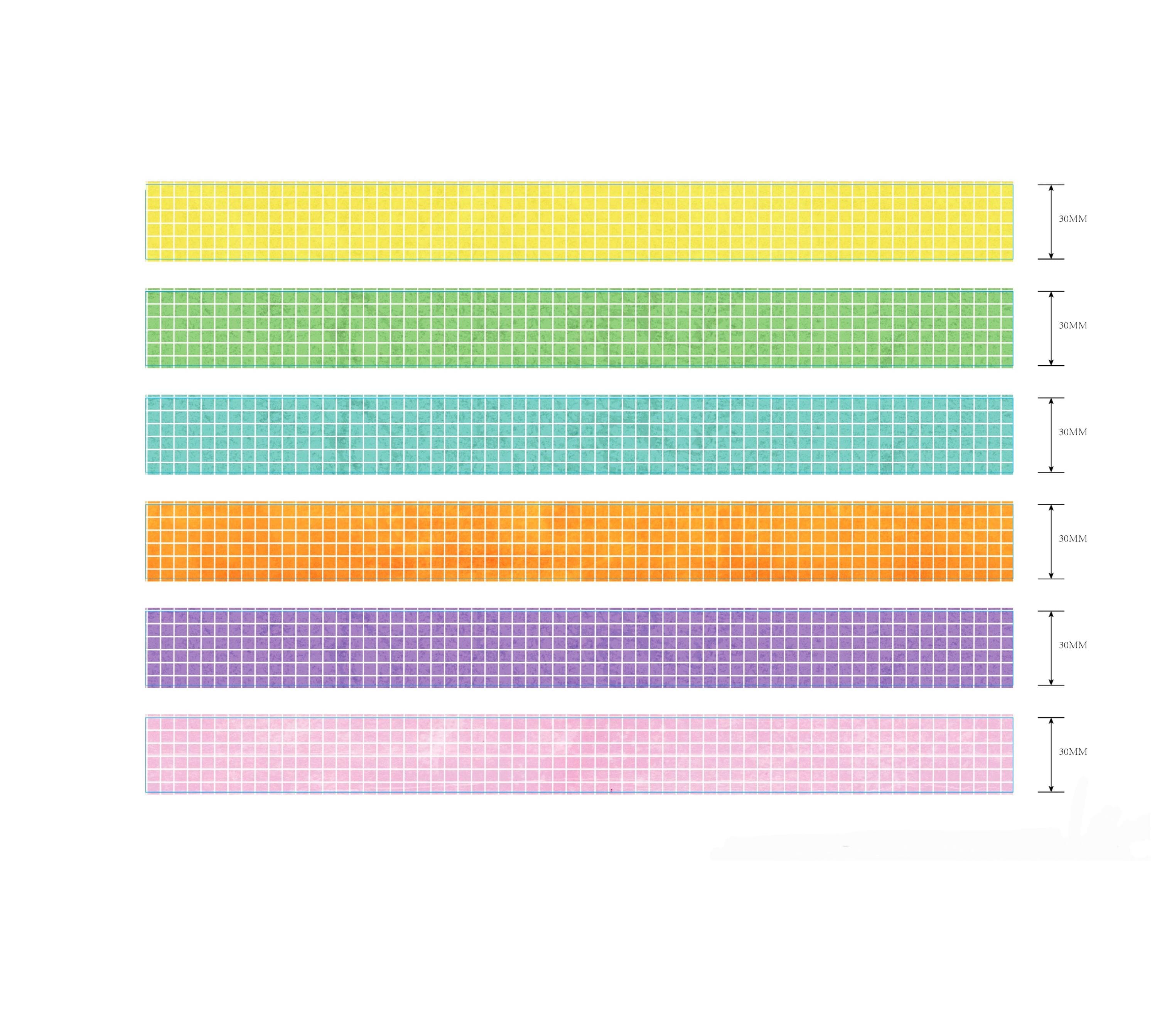 LovedbyGaby washi / masking tapes 30mm grid