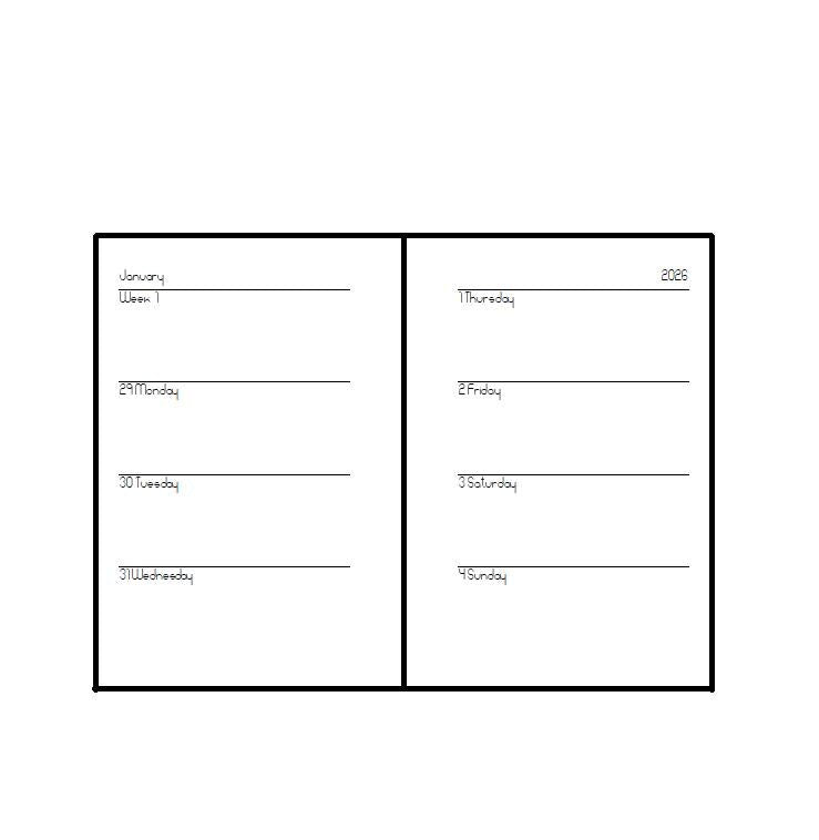 2026 LovedbyGaby pocket/A7 inserts weekly