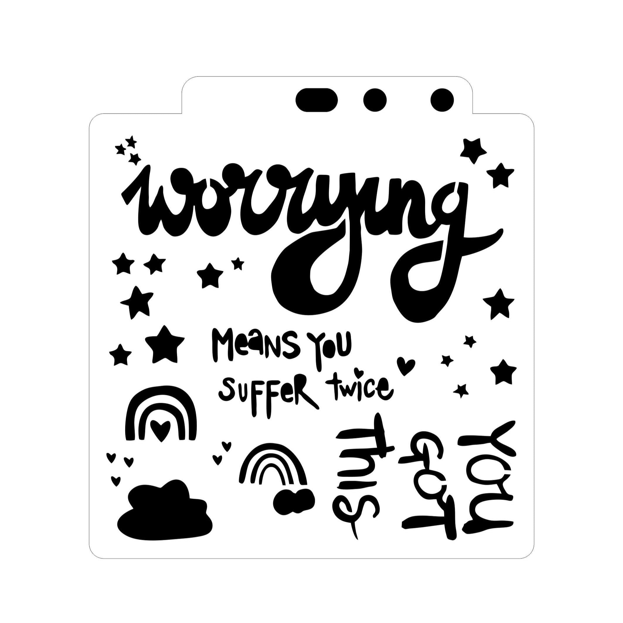LovedbyGaby planner/journal stencils 2