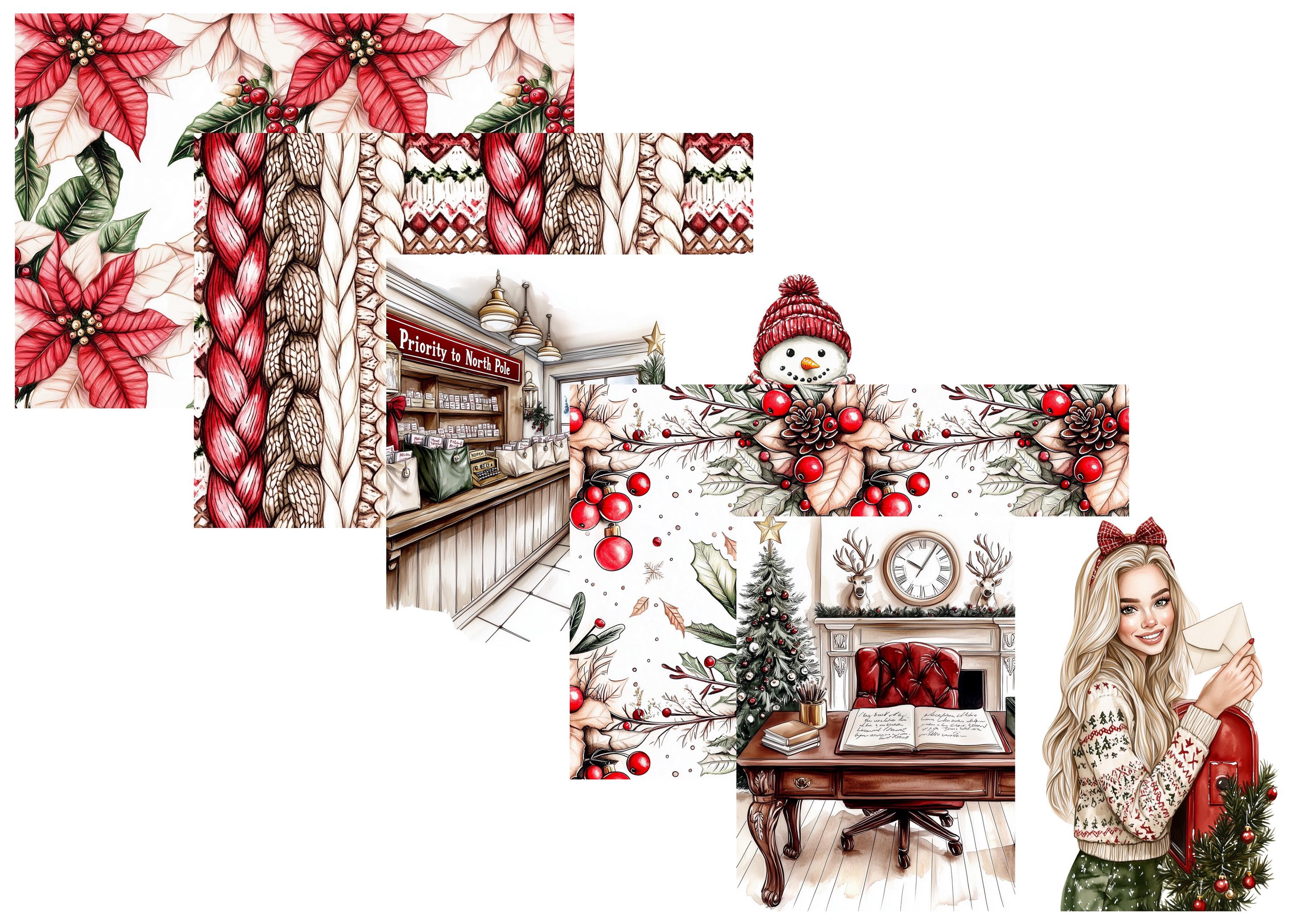 LovedbyGaby A4 journalpaper set Letter to Santa